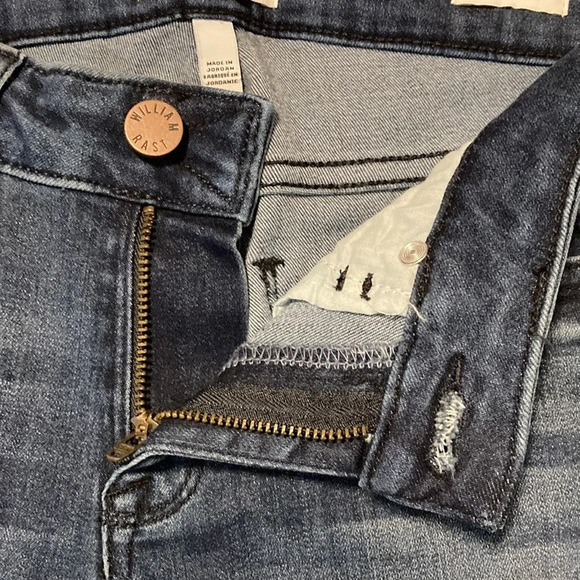 NWOT William Rast Raw Hem Ankle Skinny Jeans 25 - Picture 9 of 16